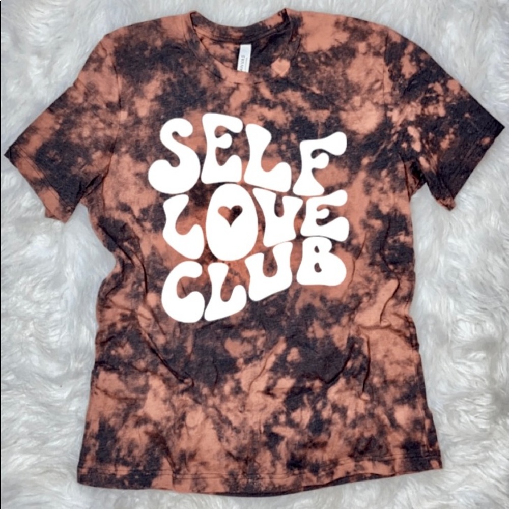 Self Love Club Bleached tee - Picture 1 of 1